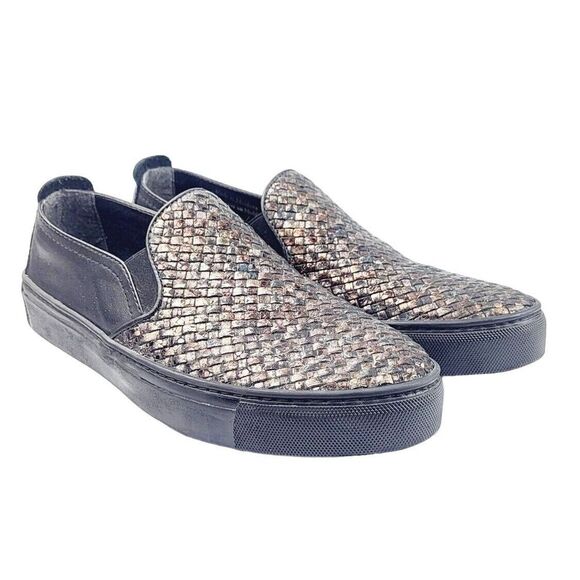 The FLEXX Black woven sneakers - Size‎ 8 - Picture 1 of 10